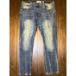 Evolution In Design Men’s‎ Washed Distressed Thrashed Jeans Size 40 X 32